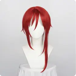 Peluca de pelo sintético Sakasaki Natsume, pelo corto para Cosplay, resistente al calor, fiesta de Anime, gorro