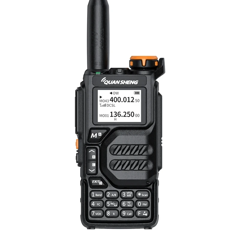 QUANSHENG UV-K5 Radio portatile 50-600MHz 5W UHF VHF Wireless Frequency Copy NOAA Scrambler DTMF UV-K58 UV-K6 Radio bidirezionale