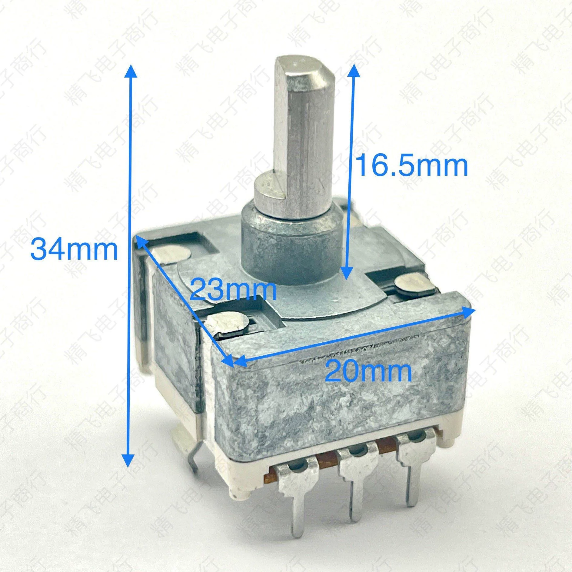 Original new 100% R2022N automobile air conditioner audio rotating metal seal potentiometer single B3K 4gear (SWITCH)