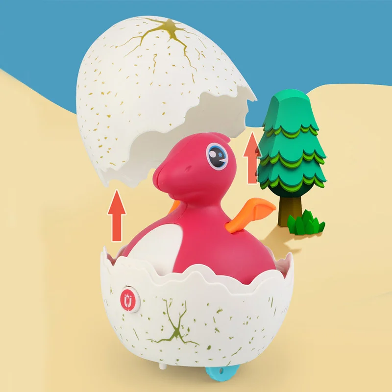 Magnetic Dinosaur Rocking & Walking Toy - Interactive Educational Kids Toy with Sound & Light