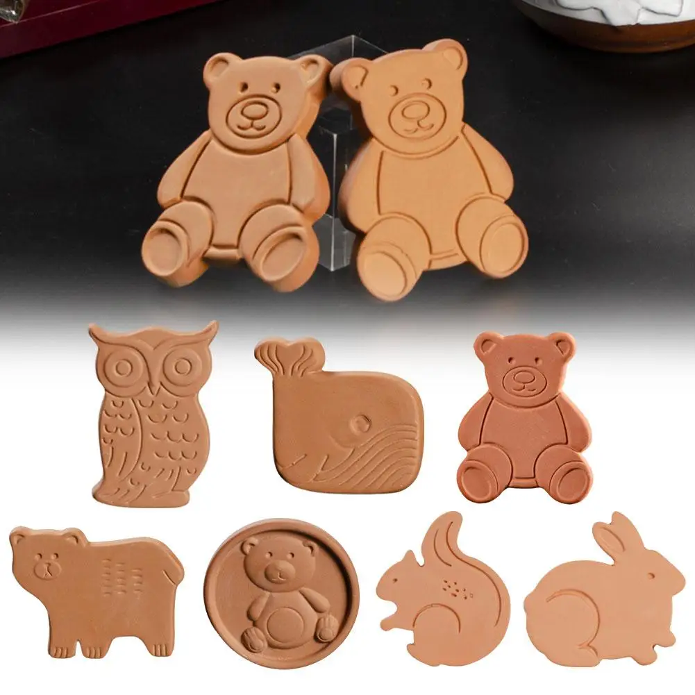 Animal Brown Sugar Keepersaver Softener Reusable Leaf Humidifier Hydrostone Smoke Clay Stone Cigars Terracotta Humidifying N7u2