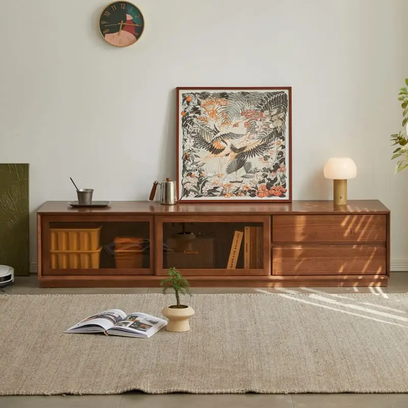 خزانة تلفزيون إيطالية بسيطة، أدراج عصرية، خزانة تلفزيون فاخرة، شقق تخزين أثاث Meuble Chambre #1