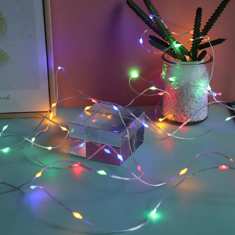 2M 4M 10M LED String Lights 3*AA Battery Operated Waterproof Fairy LED Christmas Lights For Holiday Party Wedding Decoration
