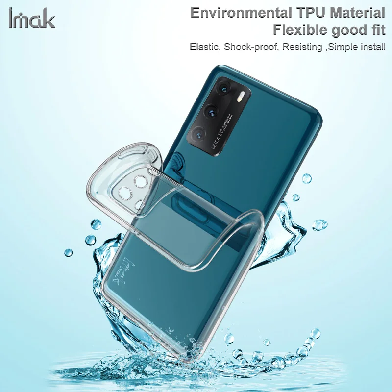 For Xiaomi Mi 14T Case IMAK UX-5 Series Clear Elastic Soft Case for Xiaomi 14T Pro 5G Cover