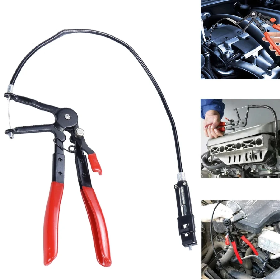 

Clamping Pliers Radiator Hose Clamp Pliers Automotive Bendable Hose Clamp Removal Tools Car Repairs Hose Clamp Removal Hand Tool