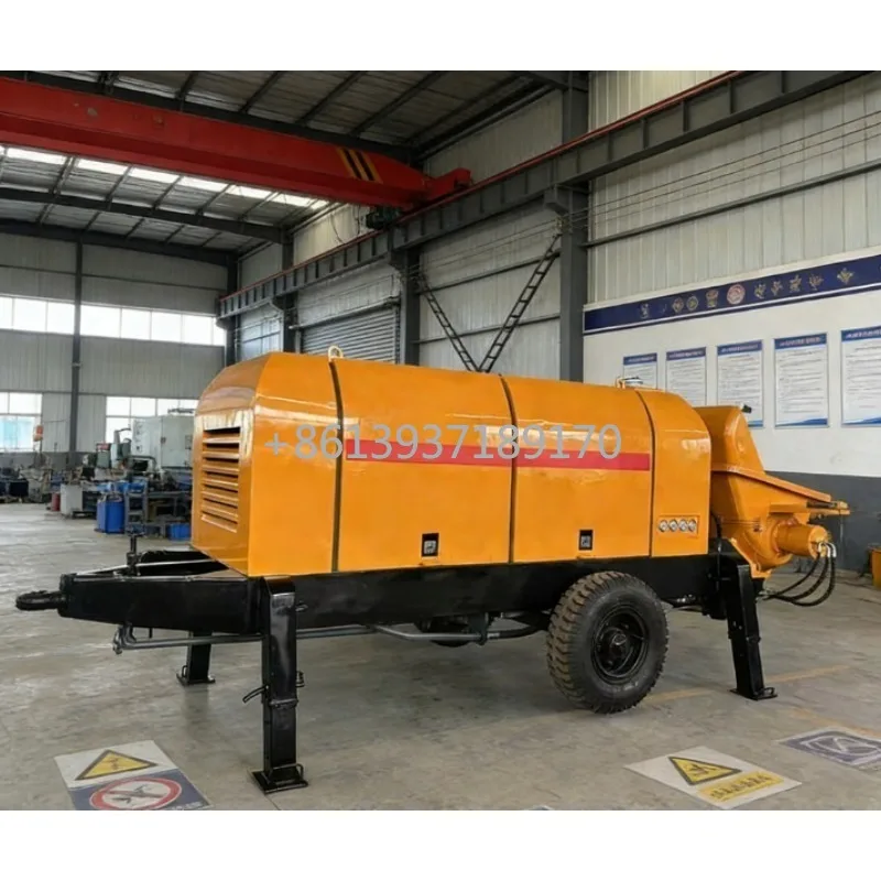 Factory High Quality Small Mobile Diesel Mini Remote Control Diesel Concrete Pump Mini Electric Concrete Pumps