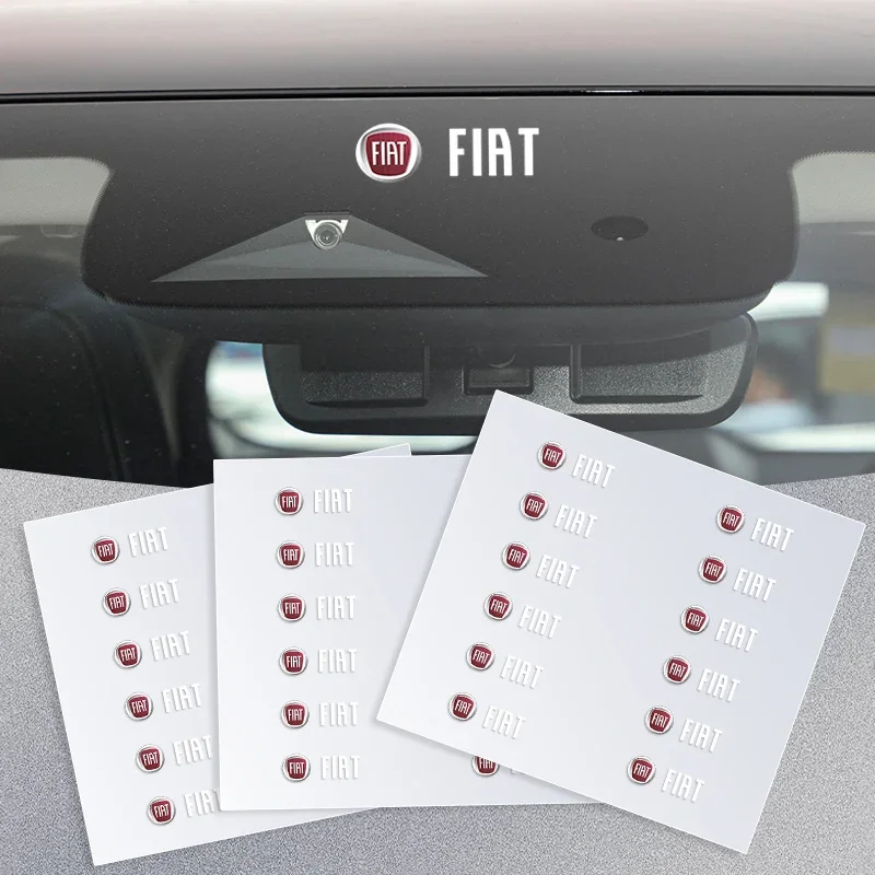 Car Steering Wheel Markings Stickers Decoration DIY Decal For Fiat 500 Ducato Pondo Punto Panda FR Abarth Doblo Stilo Bravo