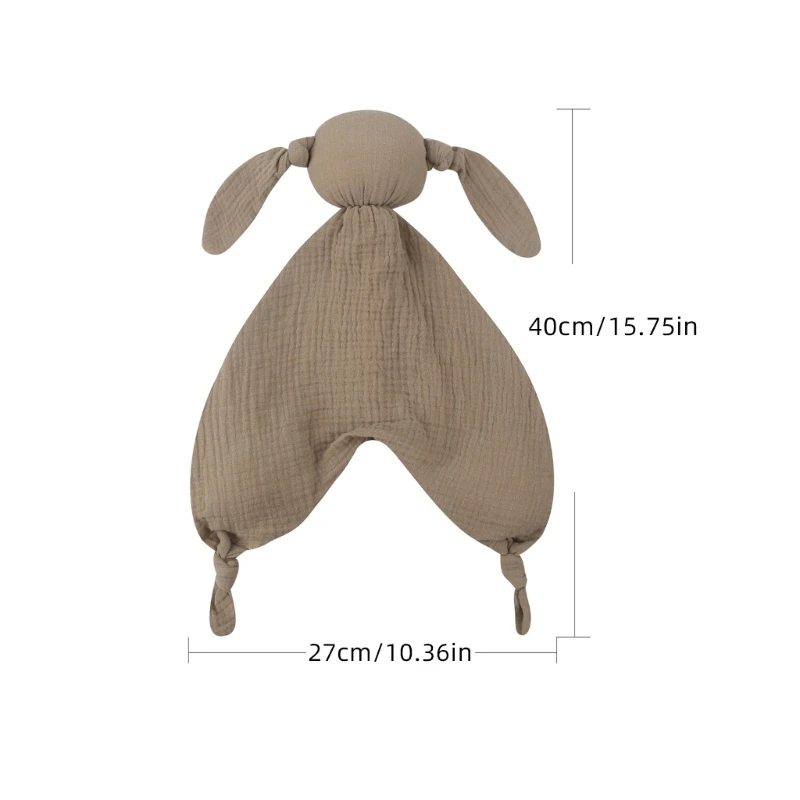 Serviette salive pour bébé, douce, pour nouveau-né, apaiser, lapin, poupées endormies, 40JC