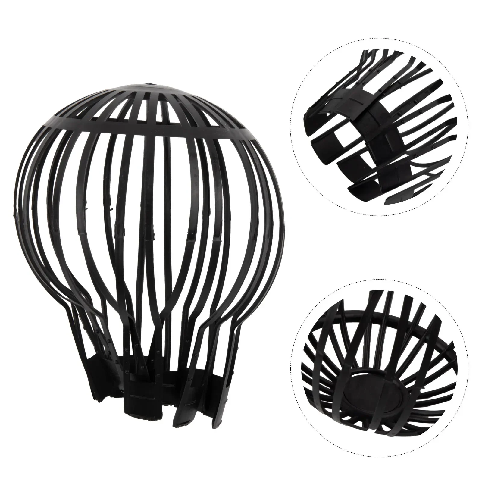 2/4/6PCS Flexible Downspout Filter Plastic Gutter Balloon Protective Portable Strainer Preventing Leaf Debris Branches