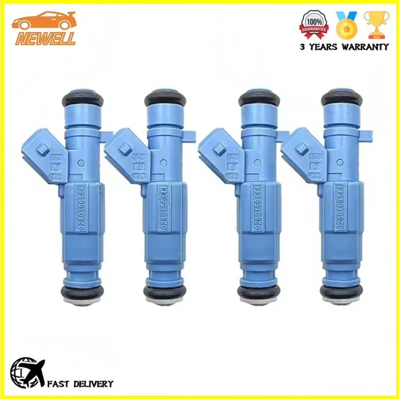 

4pcs 0280156144 030906031T Fuel Injector For VW Gol G3 1.0 8V 2001-2005 POINTER 1998-2009 1.8L POINTER PICK UP 1999-2003 1.8L