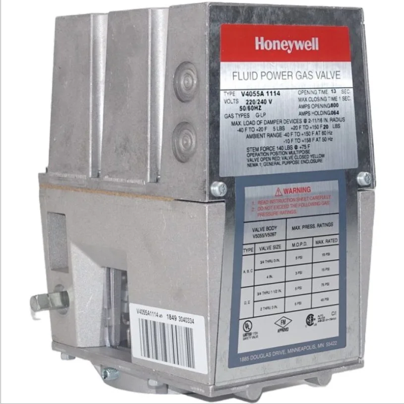 2025 Honeywell, AS, 5 aktuator elektro-hidraulik asli V4055A1239 tersedia