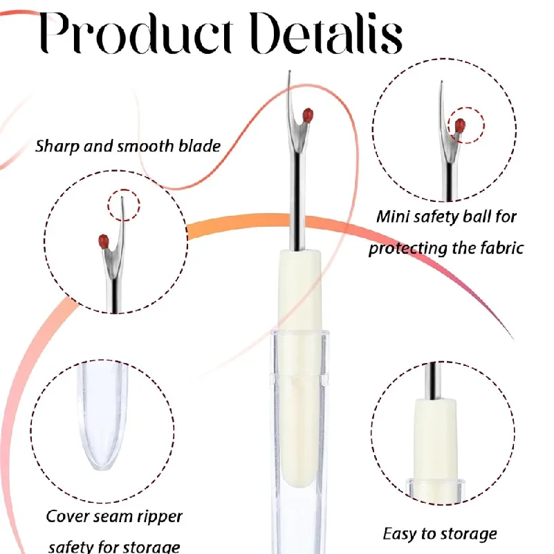 4PCS Sewing Scissors Set Trimming Nipper Yarn Lightweight Thread Cutter Embroidery Clipper Stitching Snip DIY Sewing Supplies