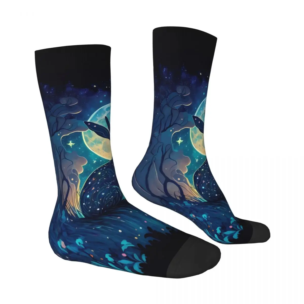 Rabbit Sock Printed Man Polyester