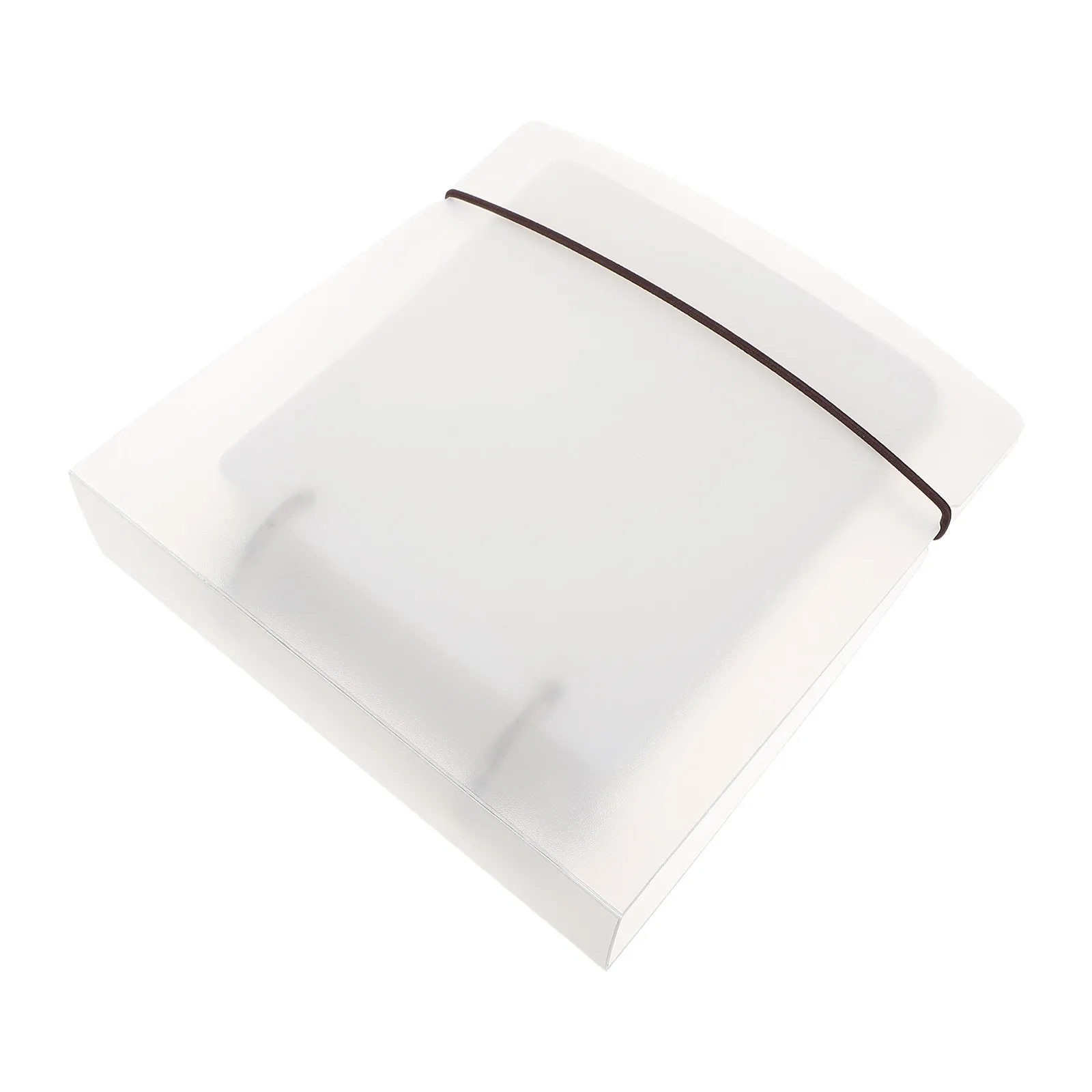 1Set Cd Storage Binder Double Sided 2-Ring Album Organizer Clear Plastic Sleeves Disc Holder Booklet for Dvd Movie Gaming