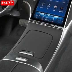 Car Center Console Silicone Panel Cover Trim Frame Interior Decoration Modification For Mercedes Benz C GLC CLE Class W206 X254