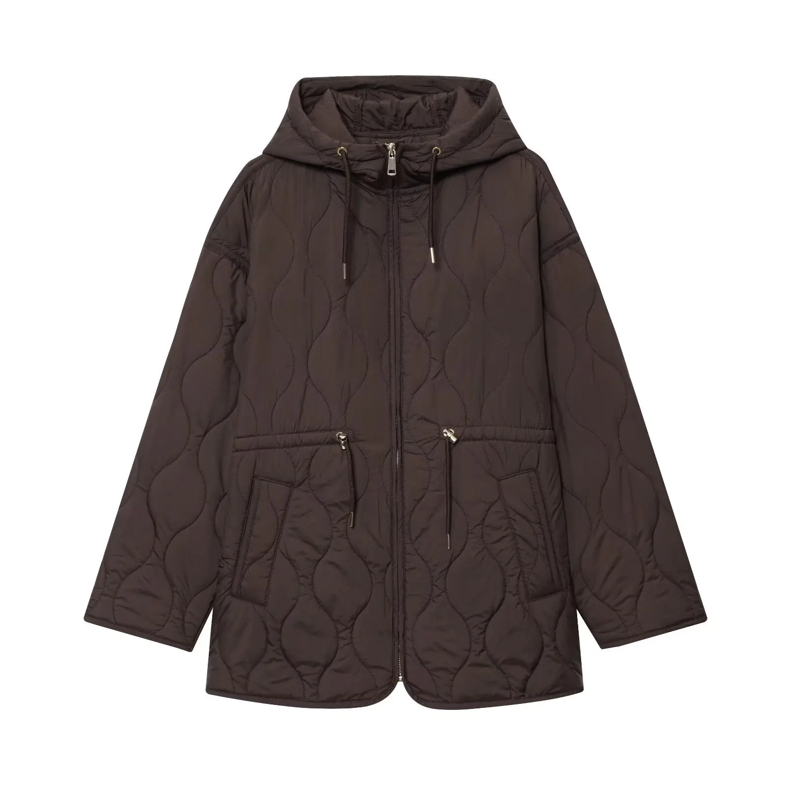 

New winter products with cold-proof hooded cotton coat coats, waist-covering and flesh-slimming cotton coats, jackets and tops