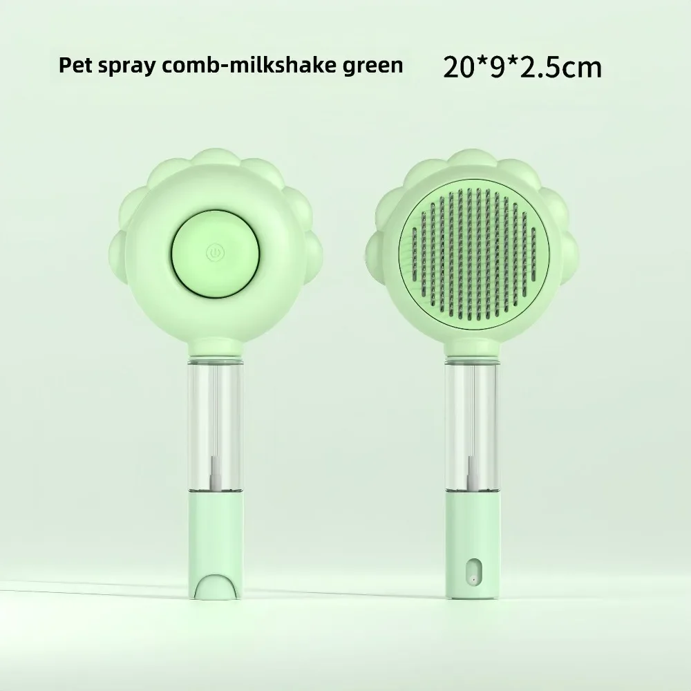 Cat Brush Pet Steam Hair Removal Brush for Cats Dogs Kitten Steamy Spray Massage Comb Cat Grooming Shedding Tools Pet Supplies