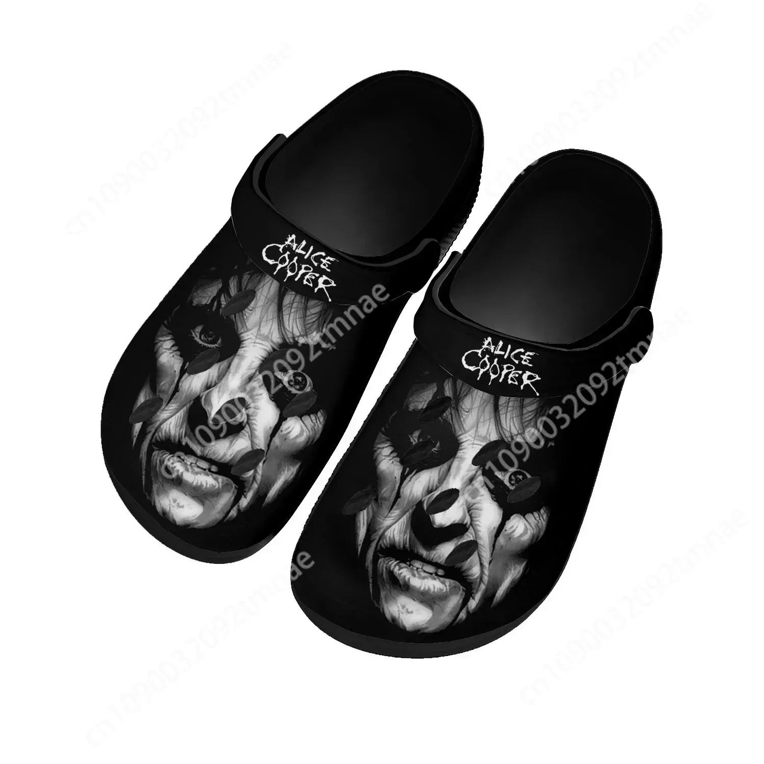 

Alice Cooper Rock Singer Pop Home Clogs Custom Water Shoes Mens Womens Teenager Shoe Garden Clog Custom Beach Hole Slippers