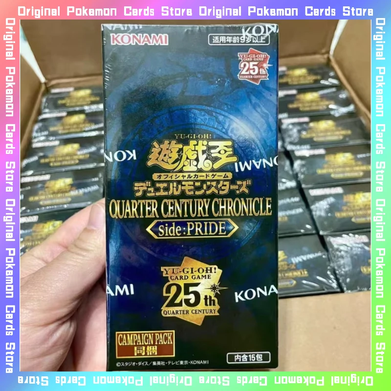 100%Original Yu-Gi-Oh QCCP 25th Anniversary Trading Booster Pack Box PTCG Japanese Version Collectible Cards Birthday Toys Gift