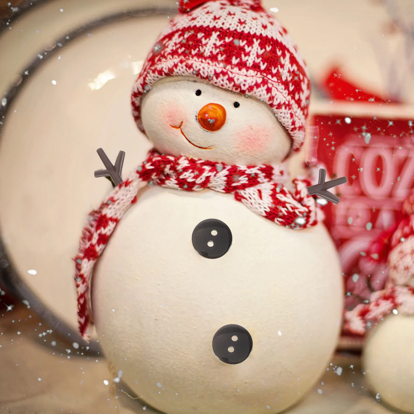 

1Set DIY Snowman Craft Materials Decorative Snowman Xmas Party Decor Christmas DIY Holiday Supplies Xmas Party Decor