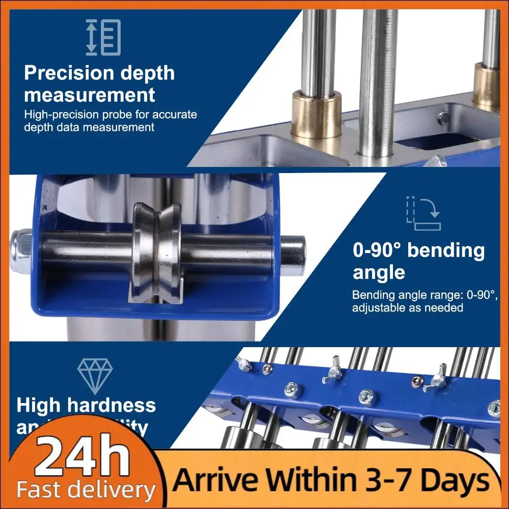 

Трехпозиционный гибочный станок для листового металла 0-90 градусов ° Роликовый гибочный инструмент для угловых панелей с ручкой из алюминиевого сплава для гибки профиля 13-130 мм