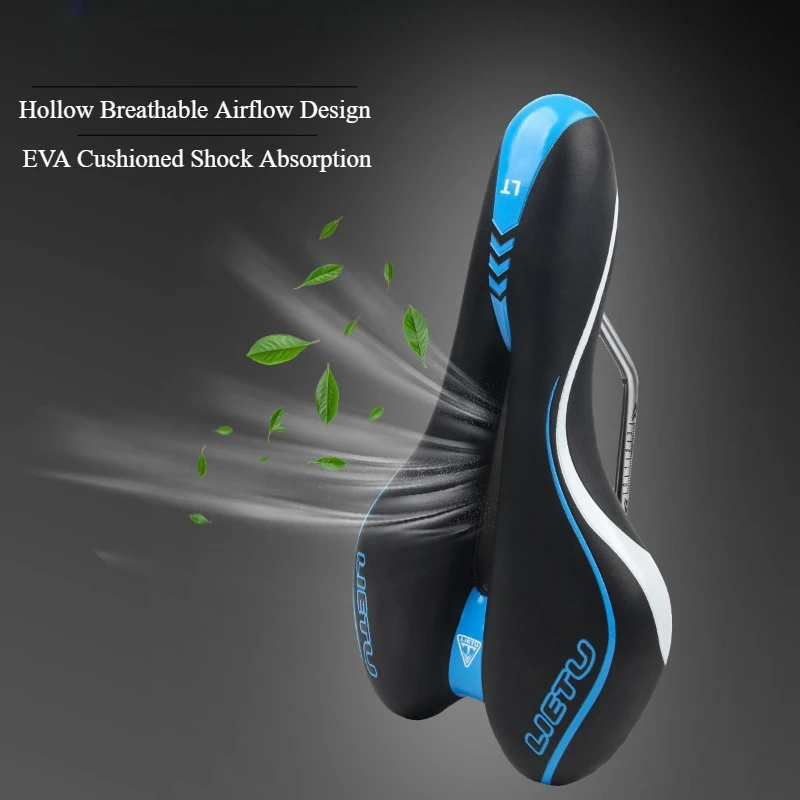 

Велосипедное седло, полое дышащее, из ЭВА, амортизирующее, водонепроницаемое, из искусственной кожи, хром-моу, стали для шоссейного велосипеда MTB