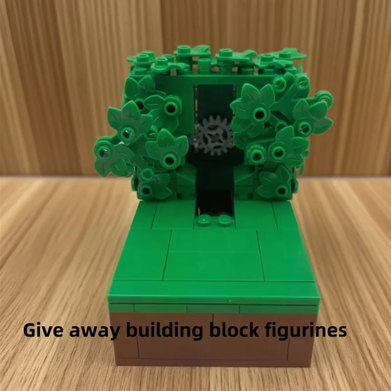 

Creative MOC Building Blocks Kit with Rotatable Hidden Minifigure, Desktop Decoration, Perfect Gift for Kids