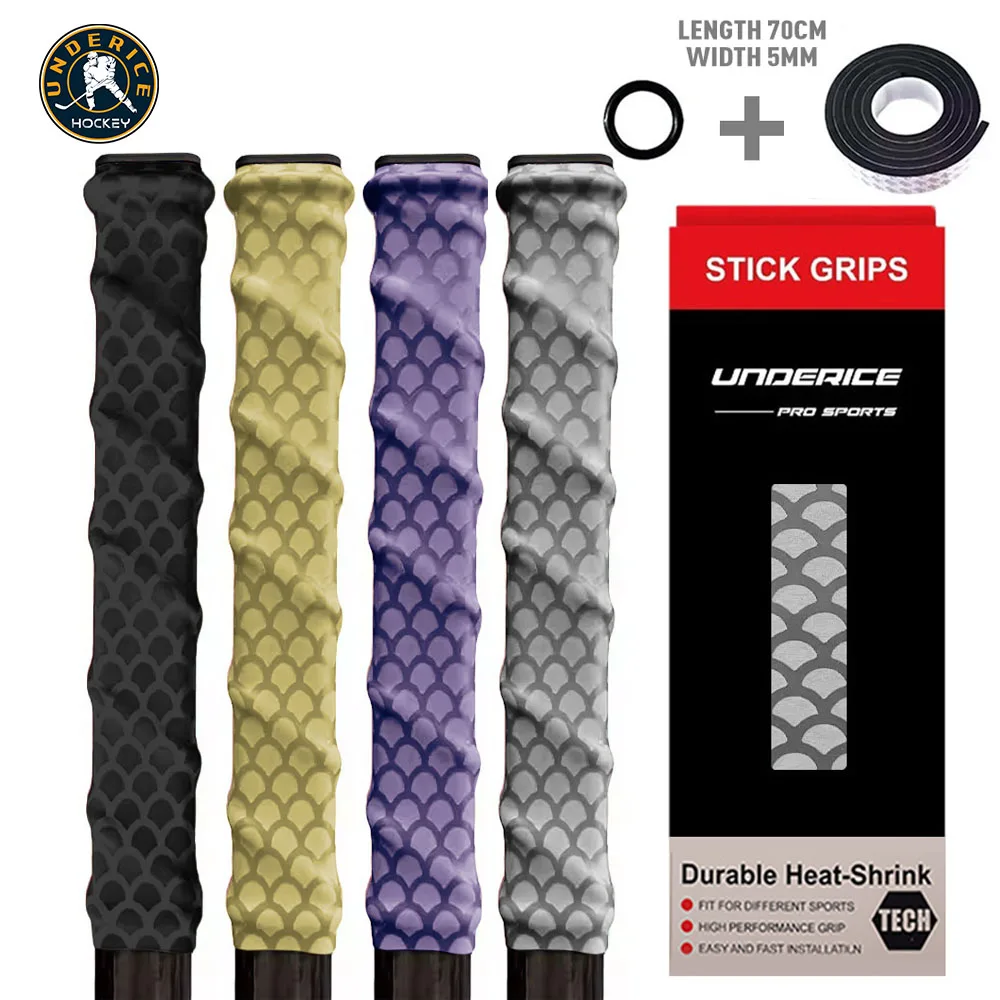 Ice Hockey Grip Tape Thickened 0.4mm Heat Shrinkable Sleeve Hockey Stick Tape For Tennis Fishing Badminton Sport Stick Grip
