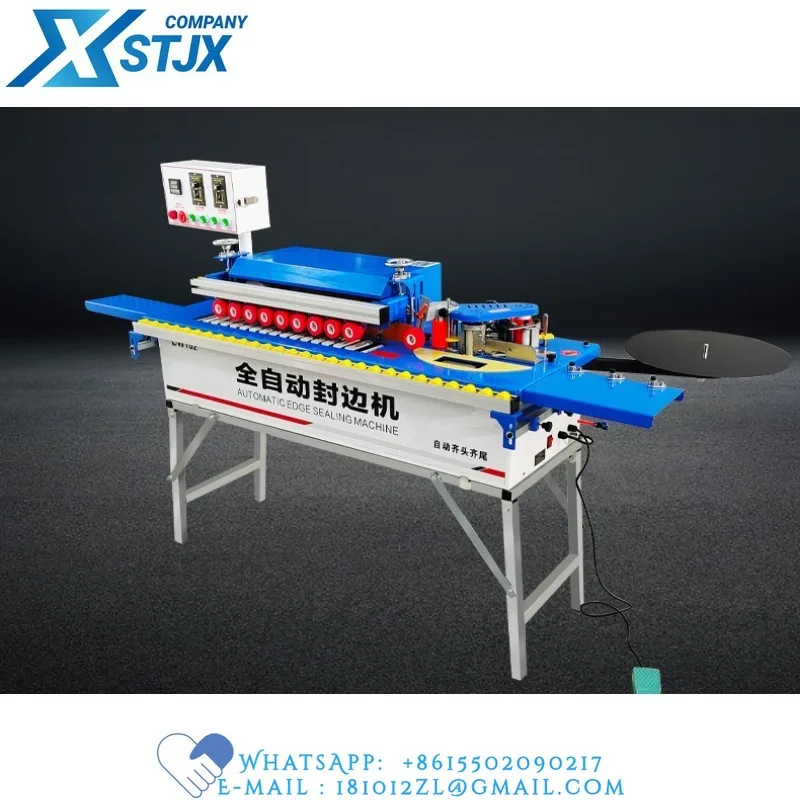 Full automatic edge banding machine woodworking small manual home improvement polishing all-in-one machine