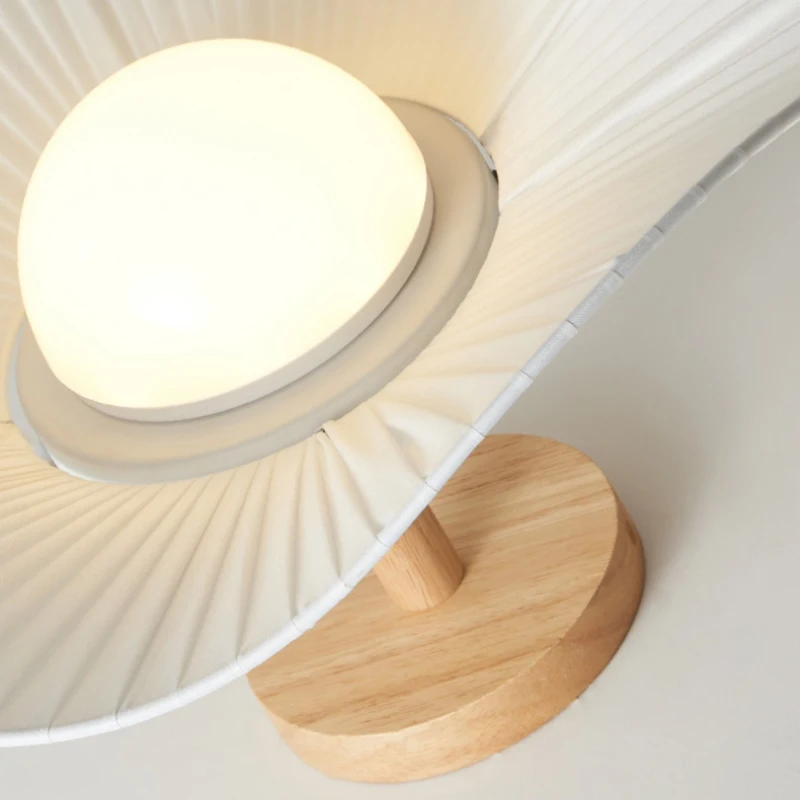 Lampadari a LED per camera da letto lampade moderne semplici in tessuto di legno massello Nordic Home Decor tavolo da pranzo lampadario per corridoio illuminazione per interni