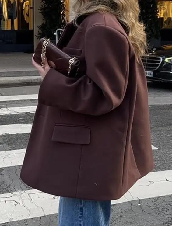 

Women's Suit Jacket 2025 Autumn/winter New Latest Hot Selling Fashion Elegant Style Long Sleeve Small Suit Coat Women's Wear