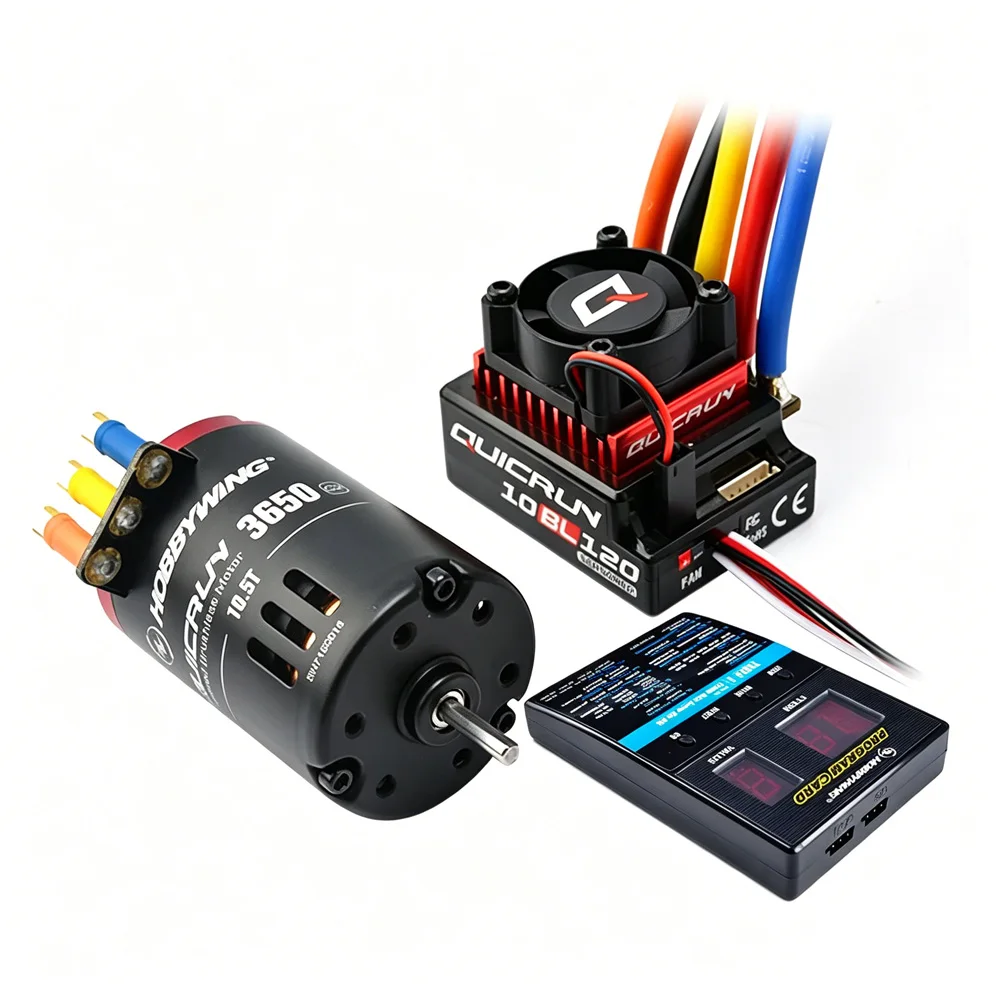 

Hobbywing Quicrun 10BL60/10BL120 2-3S Sensored Brushless ESC & 3650SD G2 Sensored Brushless Motor For 1/10 1:10 RC Cars/Buggies