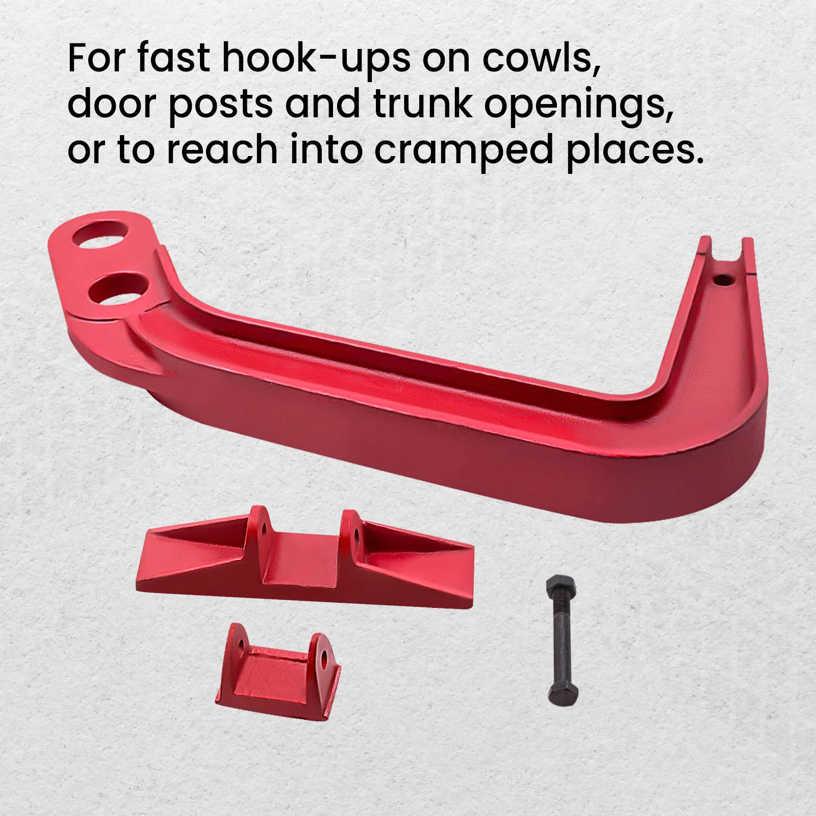 Hook Clamp Auto Body Frame Jumbo 6 Tons Deep Hook Pulling Puller Clamp Long 19