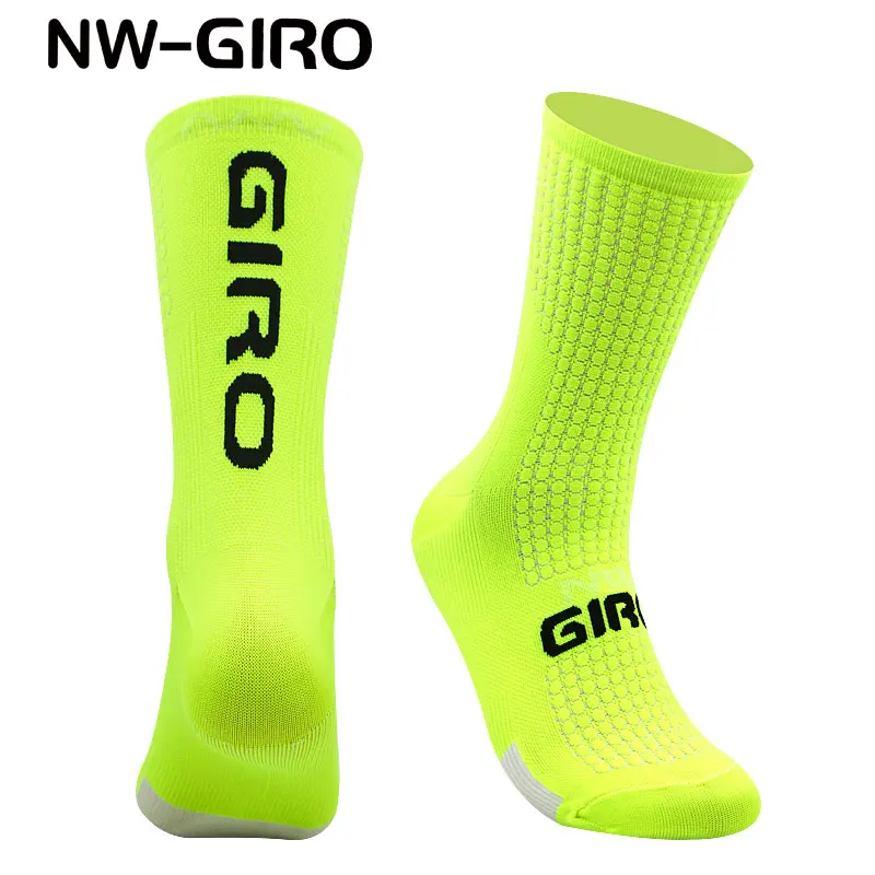 NW-Giro Team Cycling Socks Professional Sports Bike Socks High Quality Running Socks Basketball Socks Many Colors green