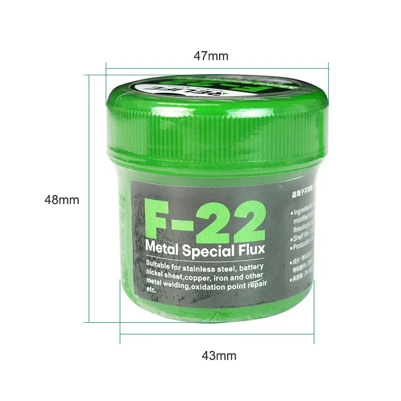 RELIFE F-22 High Insulation Resistance Metal Flux for Galvanized Sheet Copper Surface Welding Repair Motherboard Soldering Paste