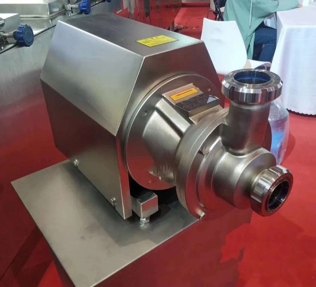 Bomba autocebante sanitaria de acero inoxidable, leche, cerveza, vino, mosto, jugo de soja, bomba de transferencia de bebidas, bomba centrífuga