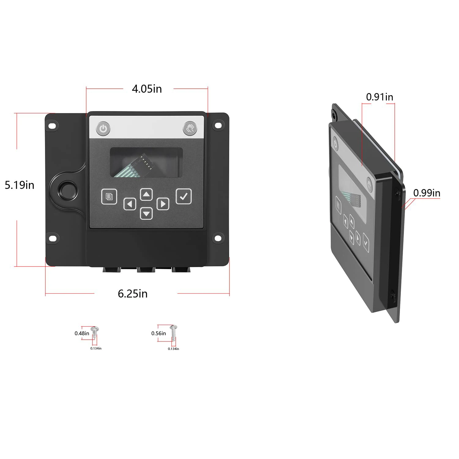 ANX 000007926 Touchpad-LCD-Gehäusebaugruppe für Manitowoc Eismaschinen-Bedienfeld MAN000007926, MAN7926, 000007926, 7926 – Detail 6