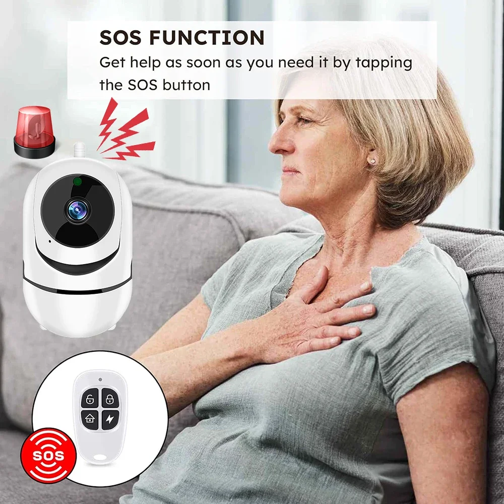 Tuya Smart Home Security Alarm System, Hub da Câmera, WiFi, Segurança Contra Roubo, Sirene, Smart Life, Controle de Aplicativos, Sem Fio, 433mHz