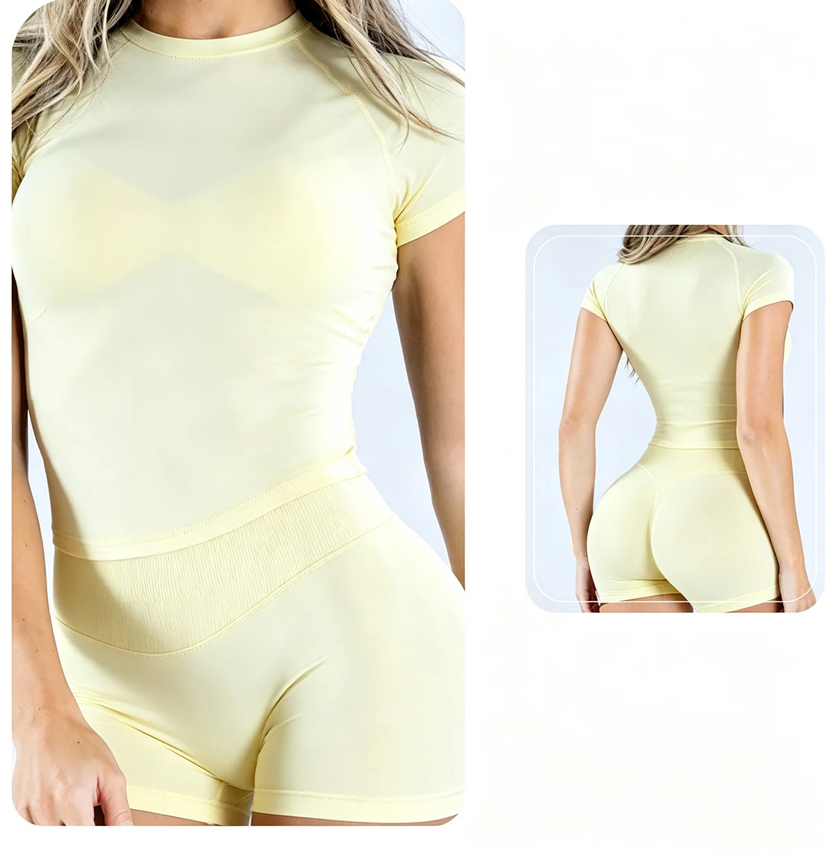 Impact Sport Short Sleeve Top Seamless Yoga Leotard Clothing Women Running Sports T Shirt Workout Shirts Fitness Sports Vest