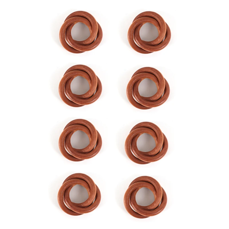 

Three-Ring Napkin Rings, Decorative Handcuff Serviette Ring, Napkin Holders, Napkin Rings Bulk For Party Decoration 8Pcs Durable