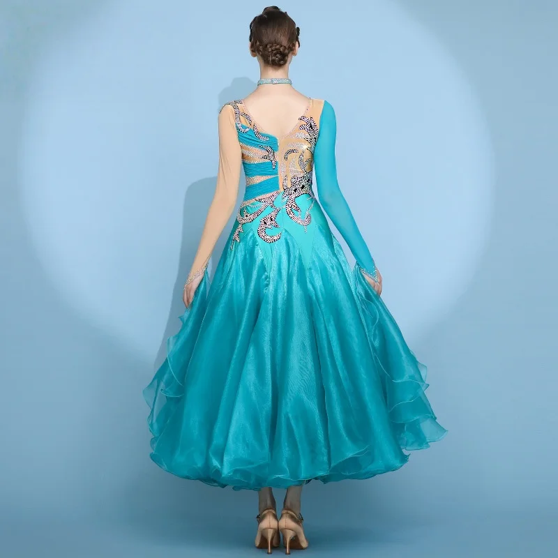 ODBD1288 Venda quente de alta qualidade Desgaste de desempenho feminino vestido de competição de salão