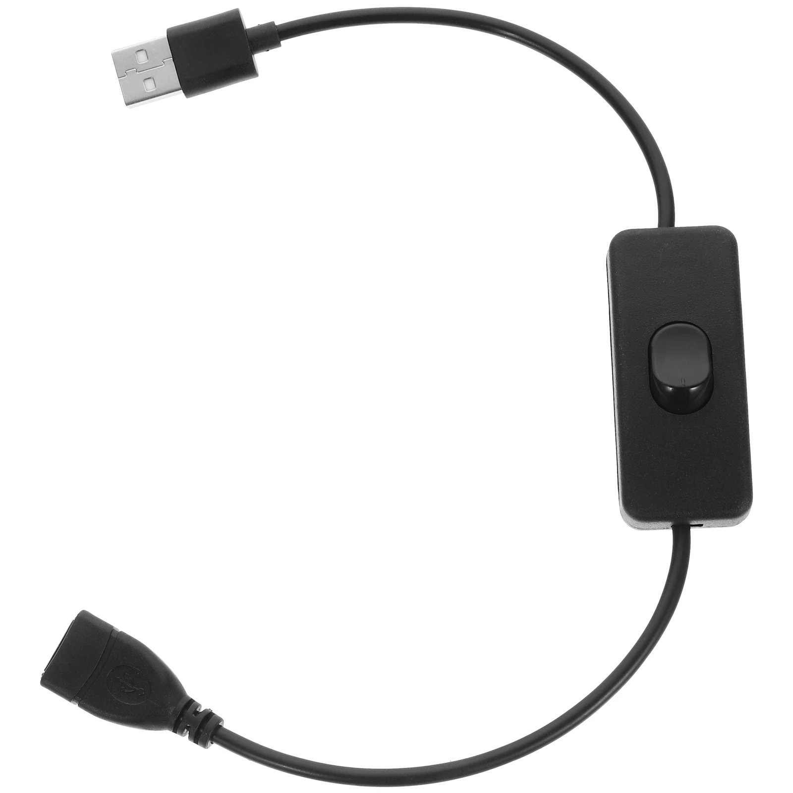 

4pcs USB Extension Cord LED Desk Lamp Black Small Appliances Light Usb Switch Cable Switch Night Light USB On Off