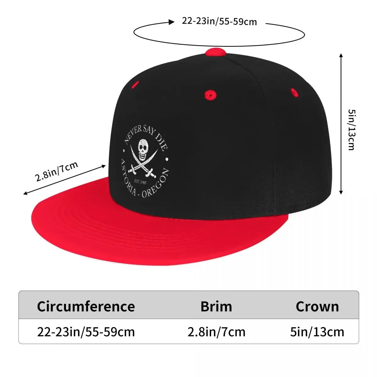 Cool nie sagen sterben die Goonies Hip Hop Baseball Cap personal isierte Snapback Erwachsenen Faultier Chunk Fratelli Schädel Papa Hut Frühling