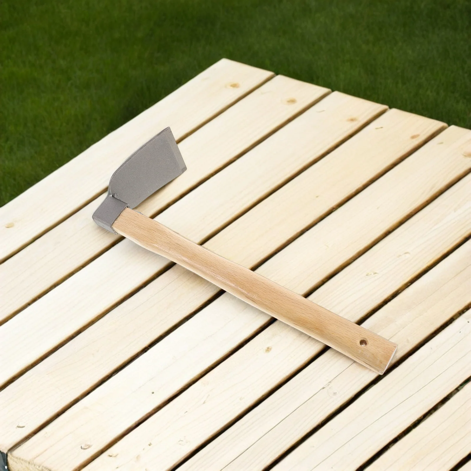 

2Pcs Small Garden Hand Hoes Wooden Handle Steel Head for Weeding Planting Soil Loosening Farming Tool Wooden Hoe Handles