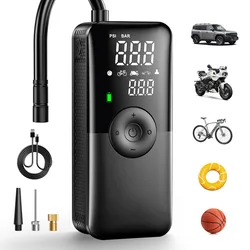 Car Inflation Pump Wireless Portable Electric Tire Inflator Air Pump Handheld Charging For Car Bicycle Motorcycle Air Compressor