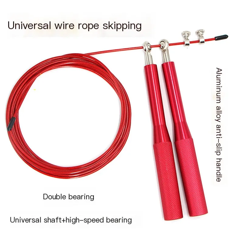 Jumping Rope Bearing Skipping Rope Crossfit Men Workout Equipment Steel Wire Home Gym Exercise and Fitness MMA Boxing Training