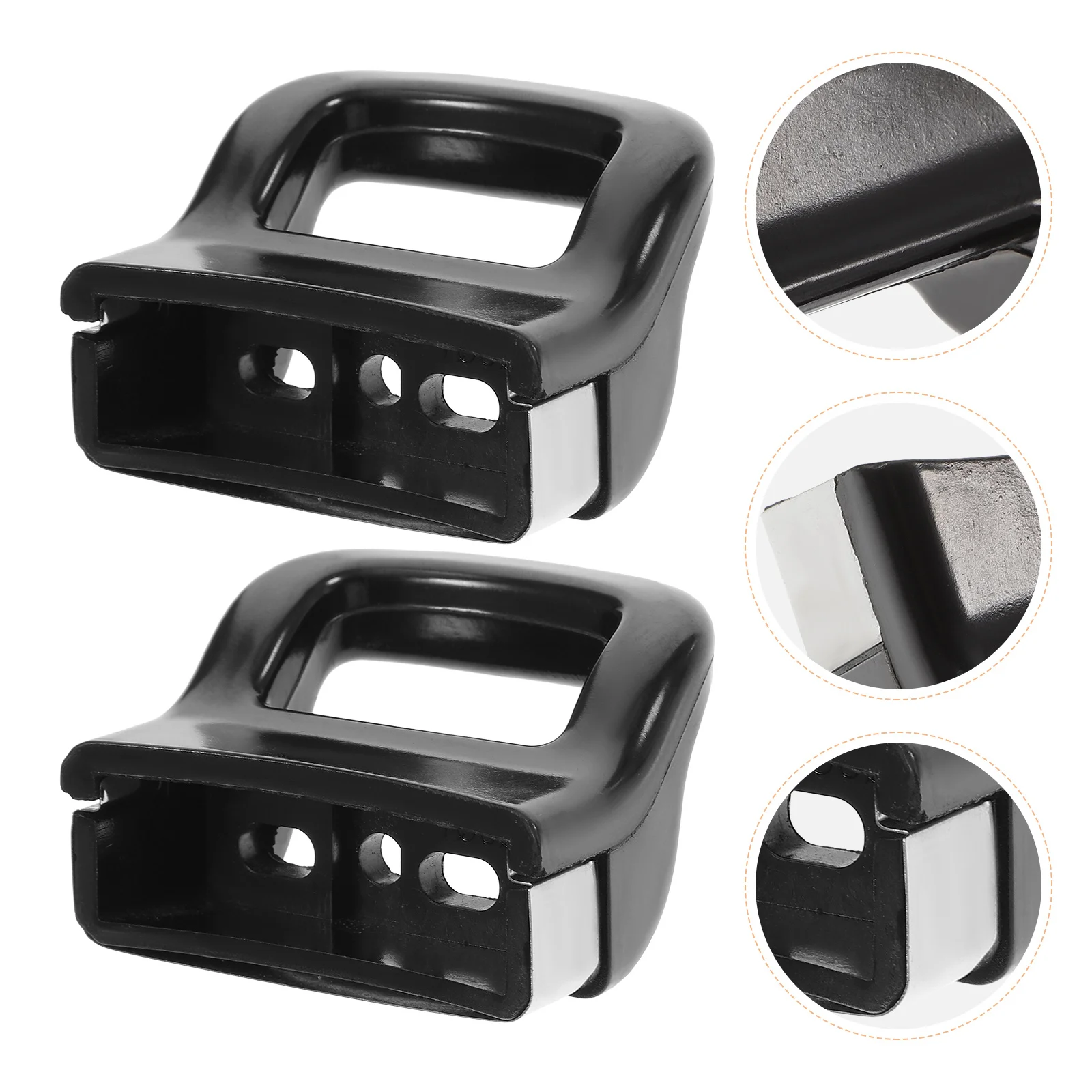 2pcs Pot Handle Replacement Heat-Resistant Double Hole Universal Fit For Pressure Cooker Stockpot Steamer Milk Pot Side Handle