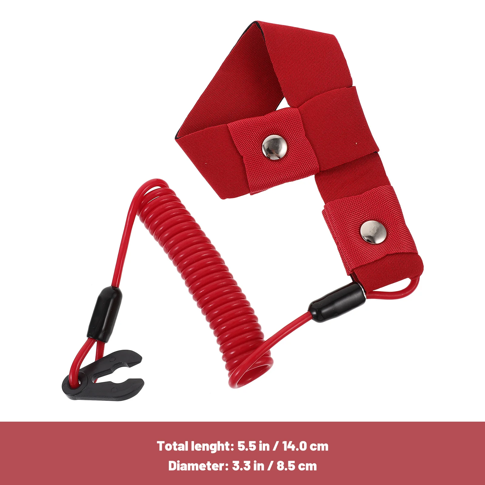 Сверхмощный ремешок с выключателем для лодок, водонепроницаемый плавающий ремень на запястье с сильной прочностью на растяжение, идеально подходит для водных видов спорта