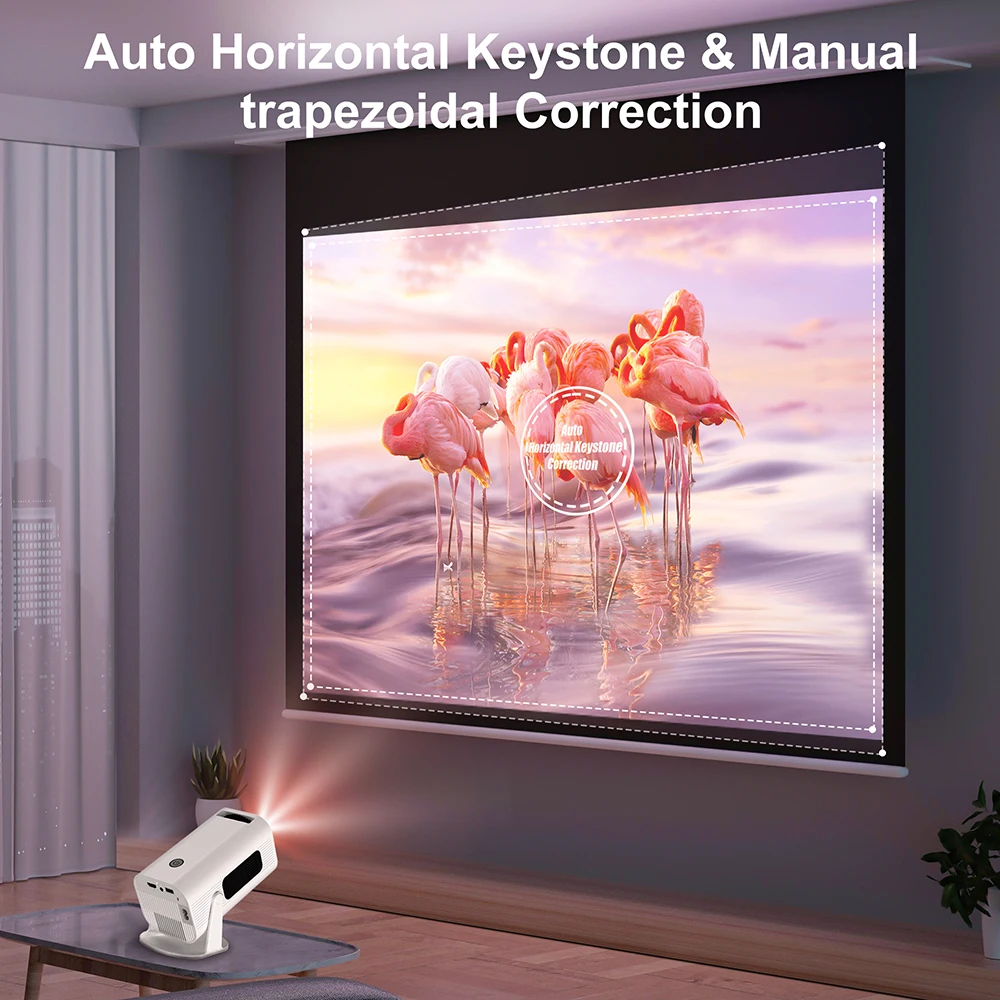 P330 Projector Upgrated Android 11 280 ANSI 4K 8K Native 1080P Wifi6 BT5.0 Cinema Outdoor Portable Mini Projetor