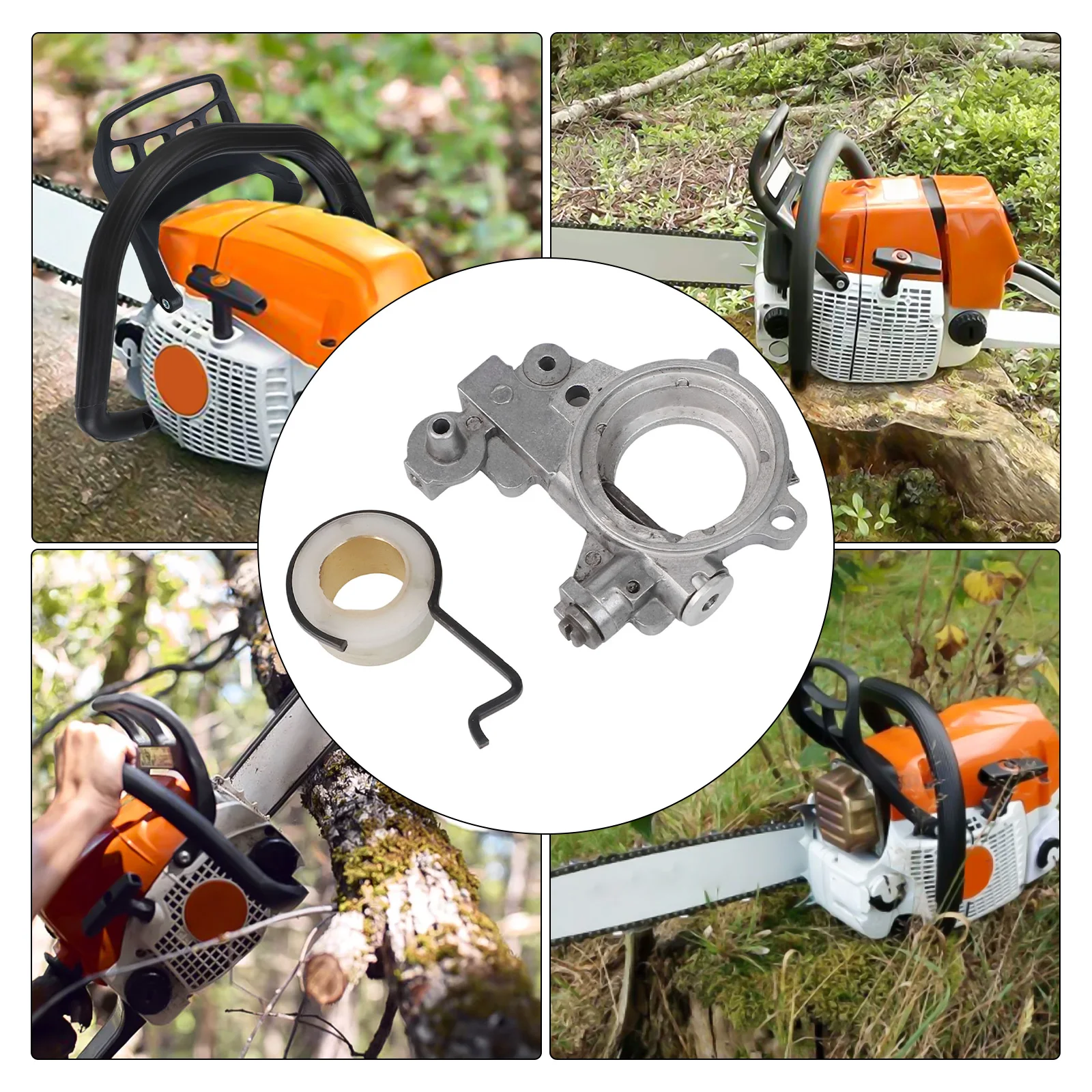 

Compatible Pump Chainsaw Parts Gardening Tasks Reduced Engine Wear Reliable Performance Seamless Fit For 046 Model